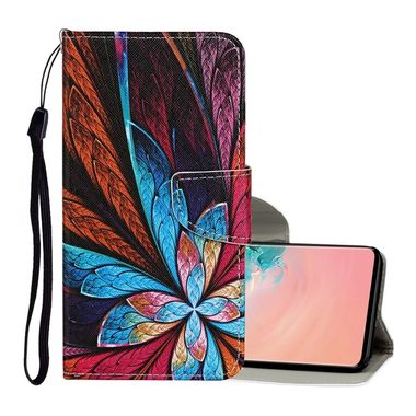 Peňaženkové kožené puzdro na Samsung Galaxy S10e - Colorful Flowers