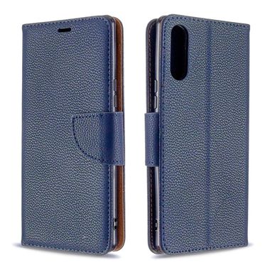 Peňaženkové kožené puzdro na Sony Xperia L4 - dark blue