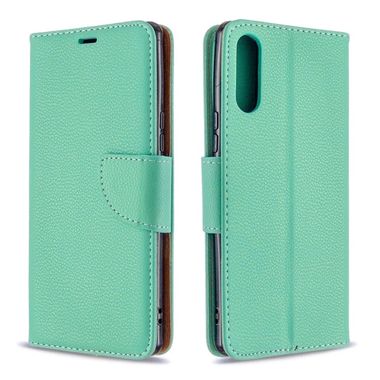 Peňaženkové kožené puzdro na Sony Xperia L4 - Green
