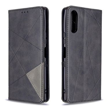 Peňaženkové kožené puzdro na Sony Xperia L4 - Rhombus Black