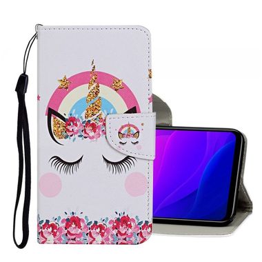 Peňaženkové kožené puzdro na Xiaomi Mi 10 Lite - Crown unicorn