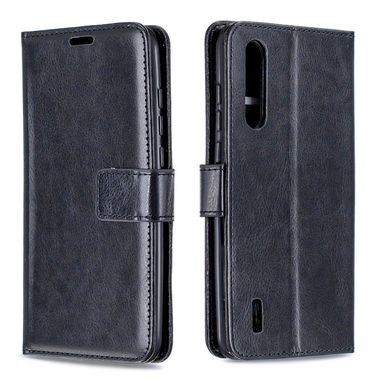 Peňaženkové kožené puzdro na Xiaomi Mi 9 Lite - Čierny