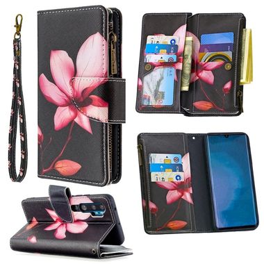 Peňaženkové kožené puzdro na Xiaomi Mi Note 10 - Lotus