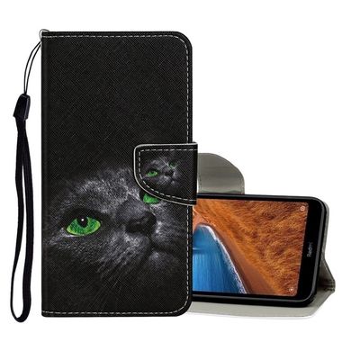 Peňaženkové kožené puzdro na Xiaomi Redmi 8 - Black Cat