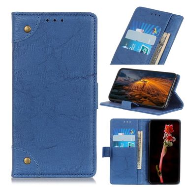 Peňaženkové kožené puzdro na Xiaomi Redmi 8 - Modrá