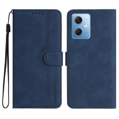 Peňaženkové kožené puzdro PATTERN na Xiaomi Redmi Note 12 5G – Kráľovská modrá