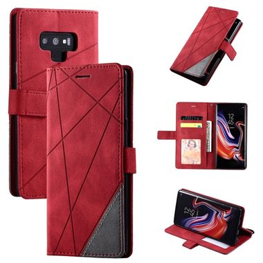 Peňaženkové Kožené puzdro SKEEN FEEL na Samsung Galaxy Note 9- Červená