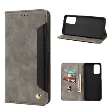 Peňaženkové kožené puzdro SKIN na Xiaomi Redmi Note 11 / 11S - Šedá