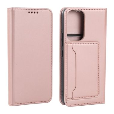 Peňaženkové kožené puzdro STRONG na Samsung Galaxy A53 5G - Ružovozlatá