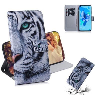 Peňaženkové púzdro 3D Painting Pattern na Huawei Honor 20-tiger