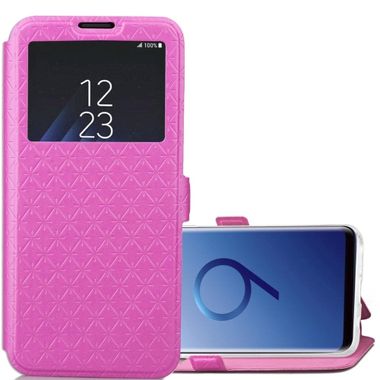 Peňaženkové puzdro Call Display Samsung Galaxy S9+ - ružová