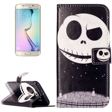 Peňaženkové púzdro Carving Skull na Samsung Galaxy S6
