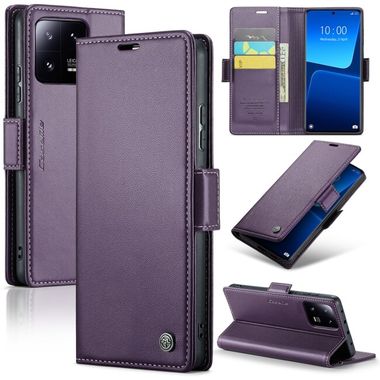 Peňaženkové puzdro CaseMe na Xiaomi 13 Pro - fialová