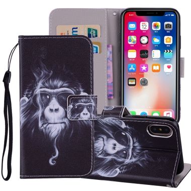 Peňaženkové púzdro Chimpanzee na iPhone Xs Max