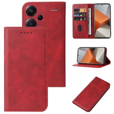 Peňaženkové puzdro Closure na Xiaomi Redmi Note 13 Pro+ - Červená