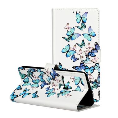 Peňaženkové puzdro Colored Drawing Marble na Samsung Galaxy S20 - Little Butterflies