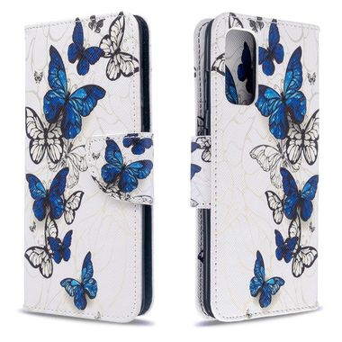 Peňaženkové puzdro Colored Drawing Pattern na Samsung Galaxy S20 Butterfly Swarm
