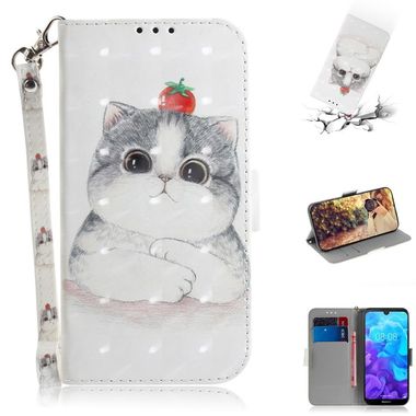 Peňaženkové puzdro Cute Cat na Huawei Y5 (2019)
