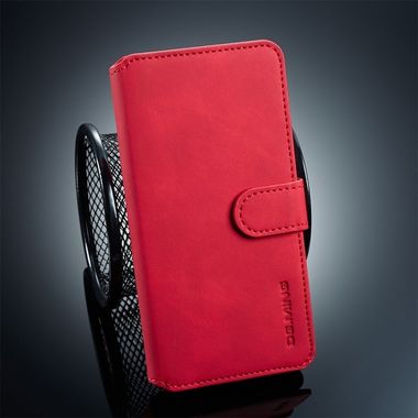 Peňaženkové puzdro DG.MING Retro na Huawei P30-červená