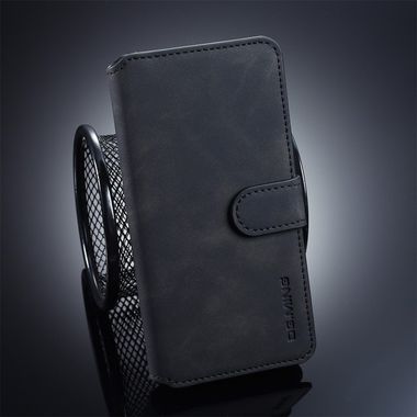 Peňaženkové puzdro DG.MING Retro na Huawei P30-čierna