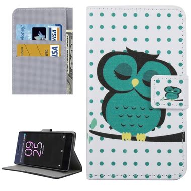 Peňaženkové púzdro Dot and Owl na Sony Xperia X