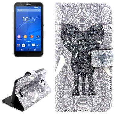 Peňaženkové puzdro Elephant na Sony Xperia E4