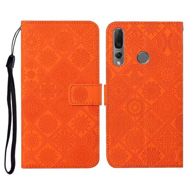 Peňaženkové puzdro ETHNIC STYLE na Huawei P Smart Z - Oranžová