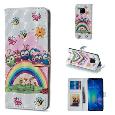 Peňaženkové puzdro Family Owl na Huawei Mate 20 Pro