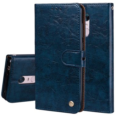 Peňaženkové puzdro Flip Leather Case Blue na Xiaomi Redmi 5 Plus