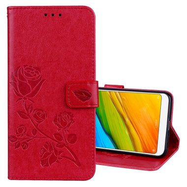 Peňaženkové puzdro Flip Leather Case Red na Xiaomi Redmi 5