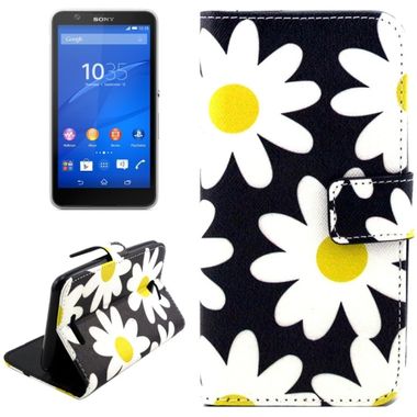 Peňaženkové puzdro Flower na Sony Xperia E4