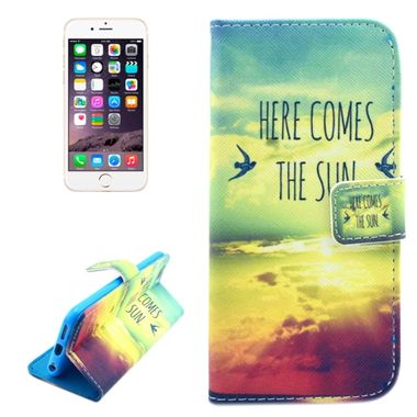 Peňaženkové puzdro Here Comes The Sun na iPhone 6 Plus
