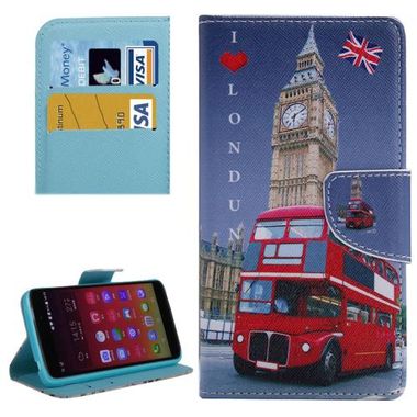 Peňaženkové puzdro I LOVE LONDON na ALCATEL ONETOUCH 6045Y IDOL 3 (5.5)