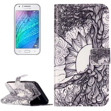 Peňaženkové púzdro Life Tree na Samsung Galaxy J5