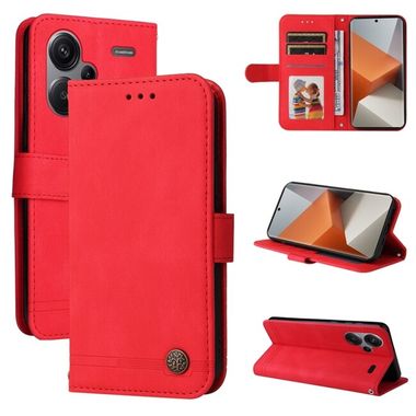 Peňaženkové puzdro Life Tree na Xiaomi Redmi Note 13 Pro+ - Červená