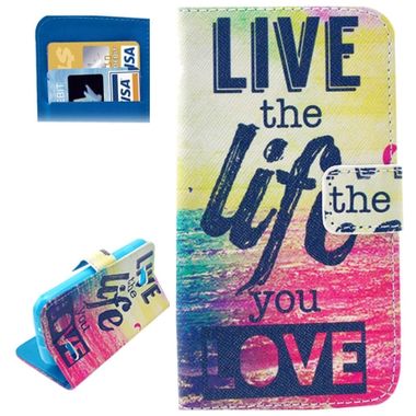 Peňaženkové puzdro Live the Life You Love na LG L90