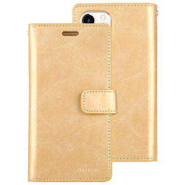 Peňaženkové púzdro MERCURY na iPhone 11 pro -zlatá