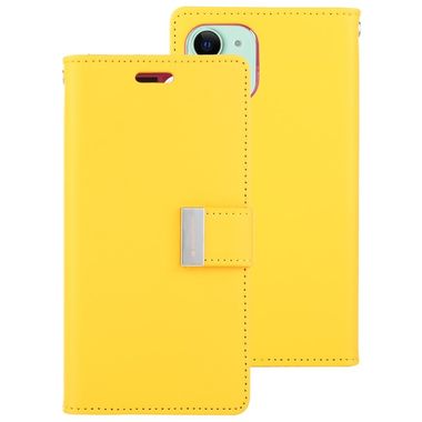 Peňaženkové púzdro Mercury na iPhone 11- žltá
