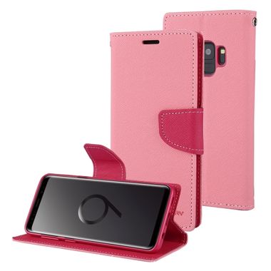 Peňaženkové puzdro MERCURY Samsung Galaxy S9 - ružová