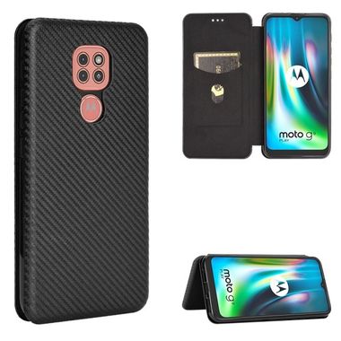 Peňaženkové puzdro na Motorola Moto G9 PLay / E7 Plus - Čierna