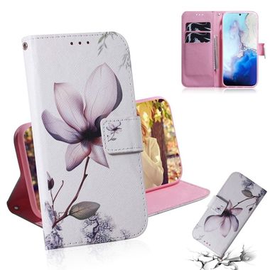 Peňaženkové puzdro na Samsung Galaxy S20 - Combined Pattern -Magnolia Flower
