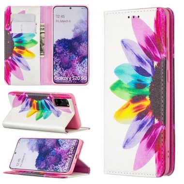 Peňaženkové puzdro na Samsung Galaxy S20 - Sun flower