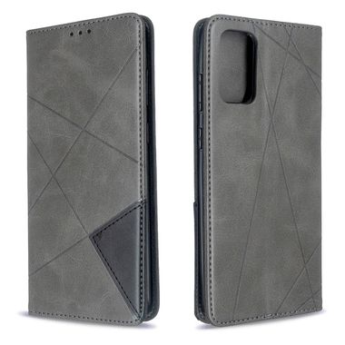 Peňaženkové puzdro na Samsung S20+ Rhombus -sivá