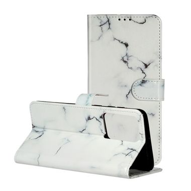 Peňaženkové puzdro na Samsung S20 Ultra - Colored Drawing Marble -biela