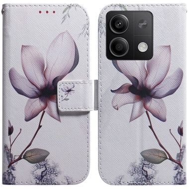 Peňaženkové kožené puzdro na Xiaomi Redmi Note 13 - Magnolia