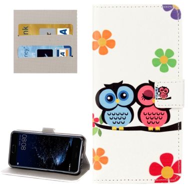 Peňaženkové puzdro Owl na Huawei P10