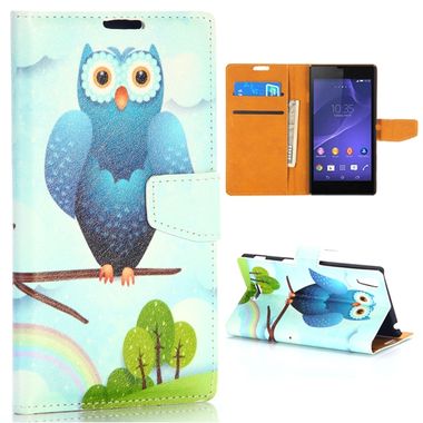 Peňaženkové puzdro Owl na Sony Xperia T3