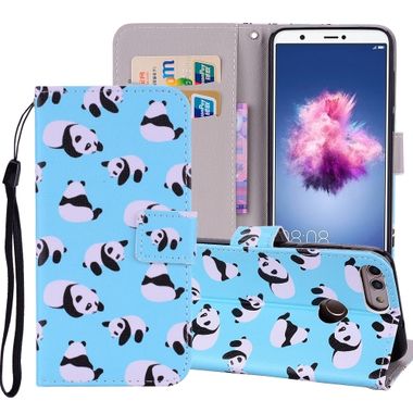 Peňaženkové puzdro Panda na Huawei P Smart