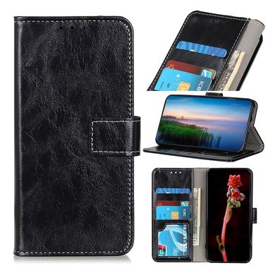 Peňaženkové puzdro Retro Crazy Horse na Samsung Galaxy S20 - čierné