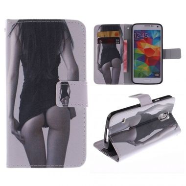 Peňaženkové puzdro Sexy girl na Samasung galaxy s5 mini